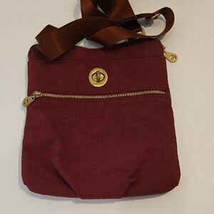 Baggallini  Burgundy Crossbody Bag